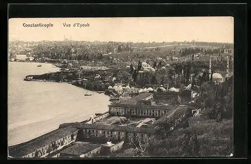 AK Constantinople, Vue d`Eyoub
