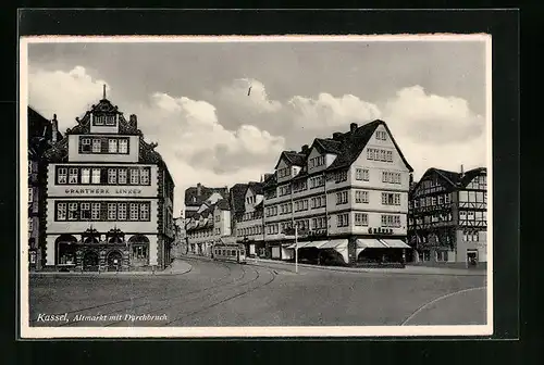 AK Kassel, Almarkt mit Durchbruch