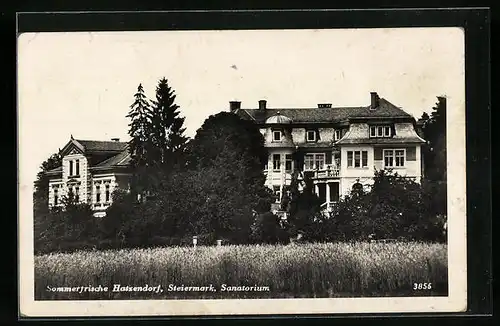 AK Hatzendorf, Sanatorium