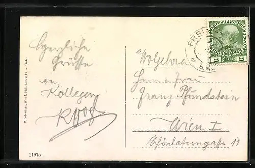 AK Frein a. d. Mürz, Ortsansicht mit Bergpanorama