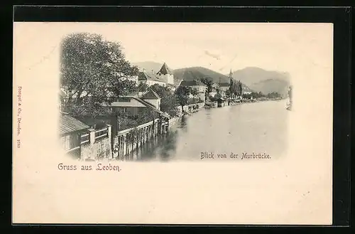 AK Leoben, Blick von der Murbrücke