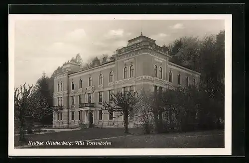 AK Gleichenberg, Blick zur Villa Possenhofen