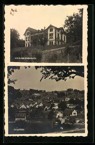 AK Teufen, Krankenhaus, Teilansicht vom Ort