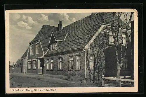 AK St. Peter /Nordsee, Gasthaus Ohlsdorfer Krug