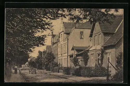AK Leck, Ansicht der Bahnhofstrasse