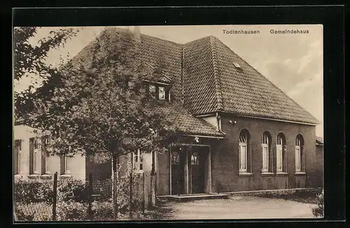 AK Todtenhausen, Ansicht des Gemeindehauses