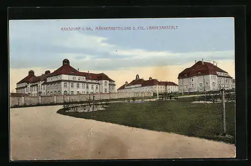 AK Arnsdorf i. Sa., Männerabteilung der Kgl. Landesanstalt