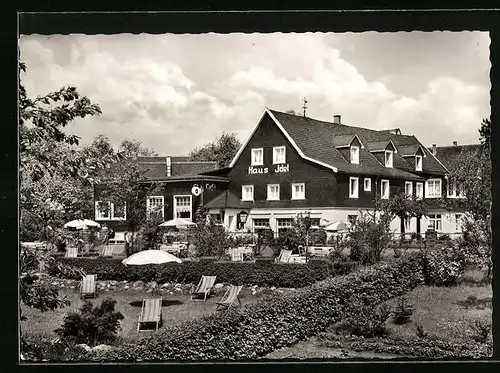 AK Hübender bei Wiehl /Rhld., Blick auf das Hotel-Restaurant Haus Idel