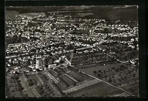 AK Höhr-Grenzhausen, Ortsansicht aus der Vogelschau