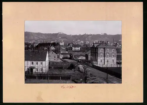 Fotografie Brück & Sohn Meissen, Ansicht Serkowitz, Wasastrasse mit Haus Hermann Röhr, Blick nach Oberlössnitz