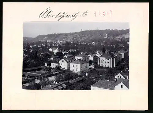 Fotografie Brück & Sohn Meissen, Ansicht Oberlössnitz, Blick auf die Schumannstrasse, Bäckerei, Geschäft C. Barthel