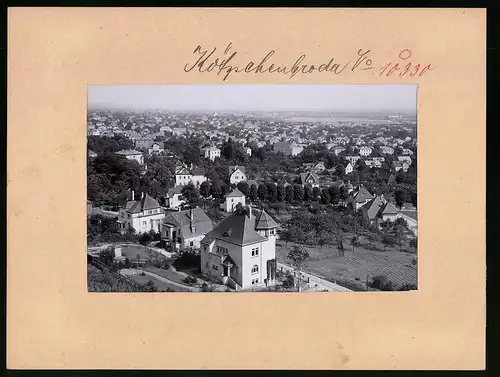 Fotografie Brück & Sohn Meissen, Ansicht Kötzschenbroda, Blick auf das Villenviertel, Villa Oskar Möbius, Landhäuser