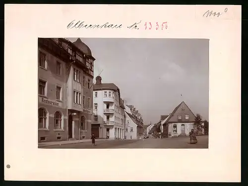 Fotografie Brück & Sohn Meissen, Ansicht Olbernhau, Blick in die Grüntaler Strasse am Restaurant Kegelschmiede