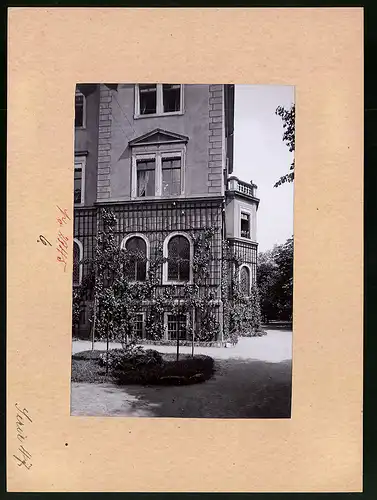 Fotografie Brück & Sohn Meissen, Ansicht Niederlössnitz, Blick auf den Louisenstift (Kapelle)