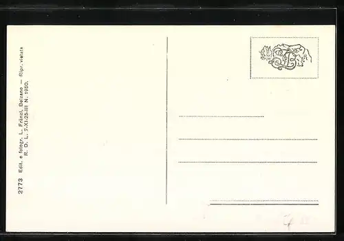 AK San Pancrazio d`Ultimo, Ortsansicht mit Hügeln und Dolomitenspitzen