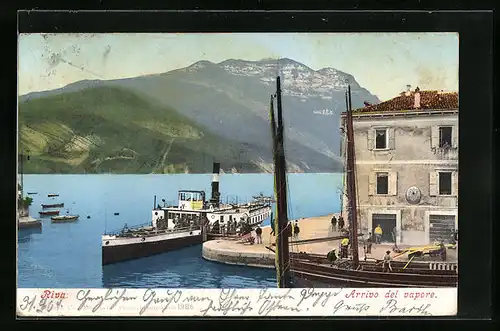 AK Riva, Arrivo del vapore