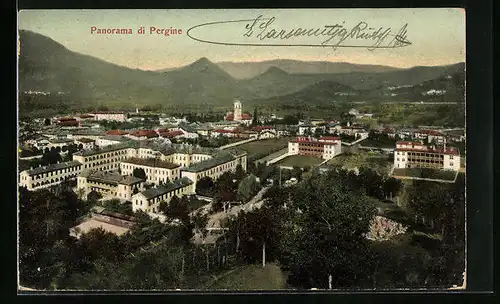 AK Pergine, Panorama des Ortes