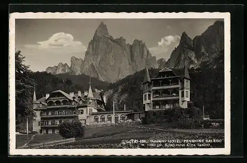 AK Siusi, Hotel Pensione Salego verso Cima Santner