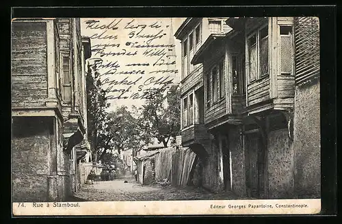 AK Constantinople, Rue à Stamboul