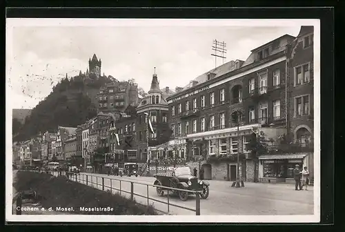 AK Cochem a. d. Mosel, Moselstrasse Hotel zur Union