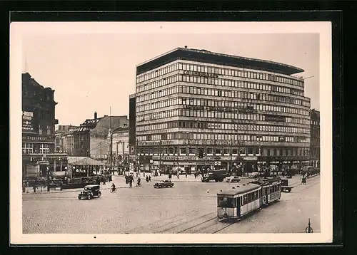 AK Berlin, Potsdamer Platz mit Columbus-Haus