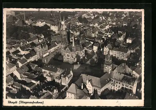 AK Rheydt, Fliegeraufnahme vom Zentrum