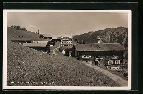 AK Tenna, Ortspartie mit der Post