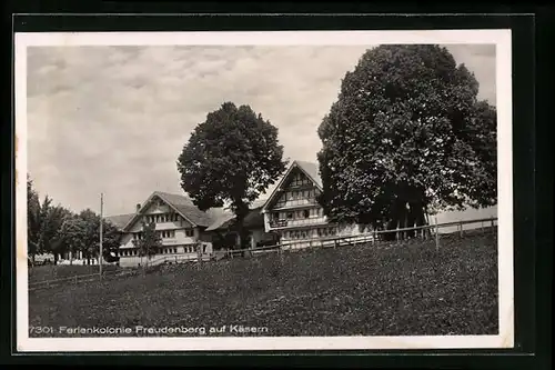 AK Freudenberg auf Käsern, Ferienkolonie mit Wiese