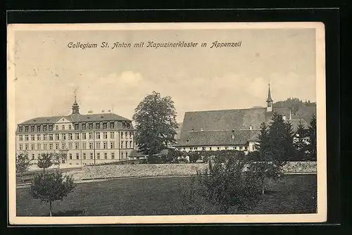 AK Appenzell, Collegium St. Anton mit Kapuzinerkloster