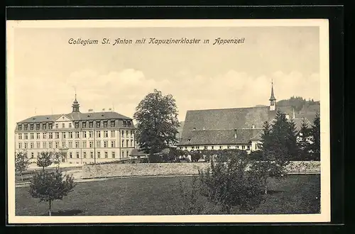 AK Appenzell, Collegium St. Anton mit Kapuzinerkloster