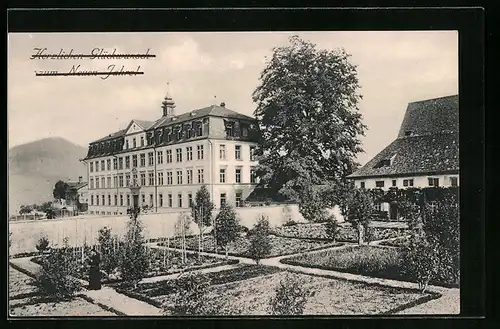 AK Appenzell, Kollegium St. Anton mit Kräutergarten