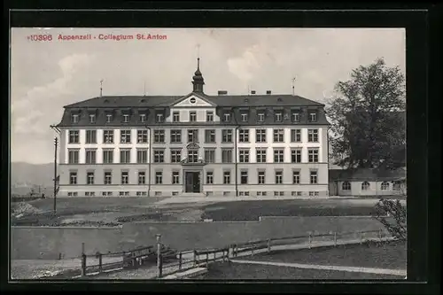 AK Appenzell, Collegium St. Anton mit Garten