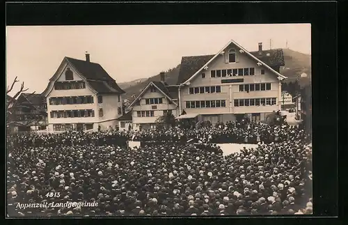 AK Appenzell, Landgemeinde bei der Versammlung