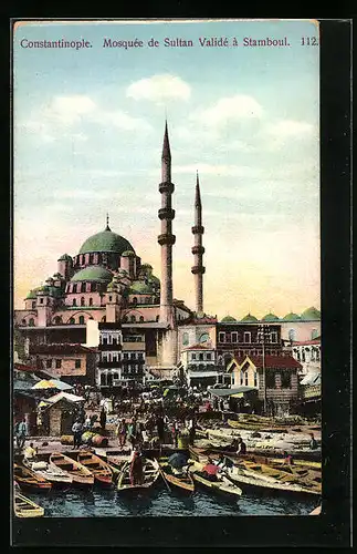 AK Constantinople, Mosquée de Sultan Validé à Stamboul