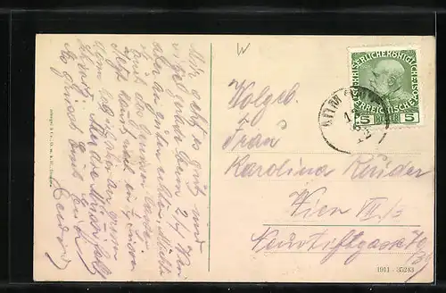 AK Admont, Gasthaus Stiftskeller, Grosse Weinstube, Innenansicht