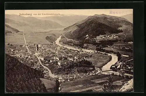 AK Judenburg, Teilansicht von der Liechtensteinwarte