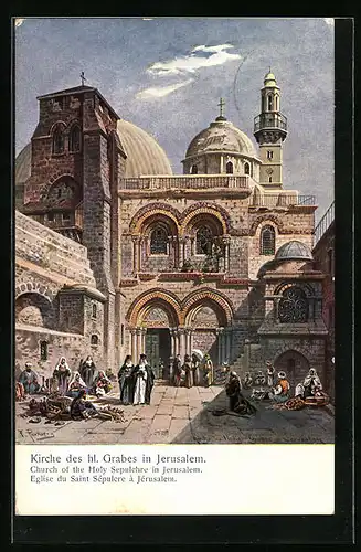 AK Jerusalem, Kirche des heiligen Grabes