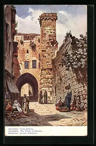 AK Jerusalem, Turm Antonia
