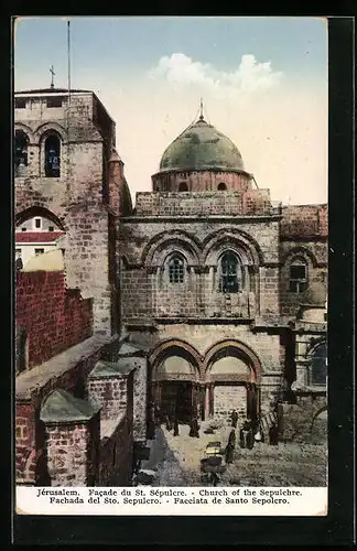 AK Jérusalem, Facade du St. Sépulcre