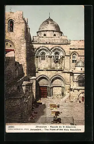 AK Jerusalem, The Front of the Holy Sepulchre