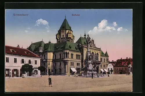 AK Korneuburg, Platz vor dem Rathaus