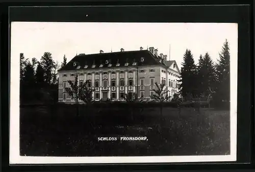 AK Frohsdorf, Blick auf das Schloss