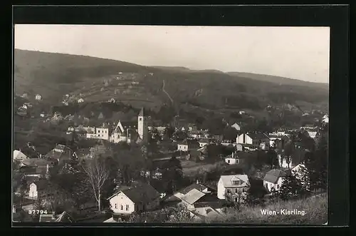 AK Kierling, Totalansicht mit Kirche