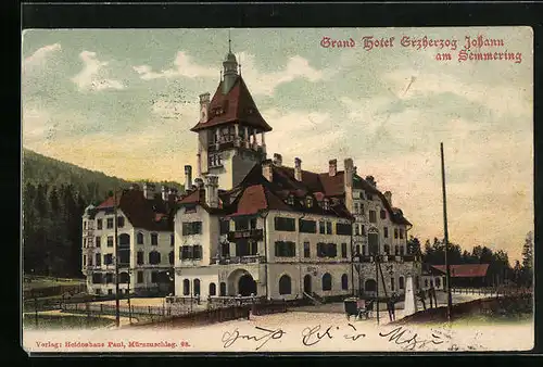 AK Semmering, Grand Hotel Erzherzog Johann