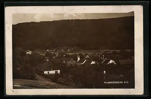 AK Plankenberg, Blick über die Dächer des Ortes