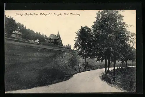 AK Rehefeld i. Erzgeb., Königliches Jagdschloss Rehefeld