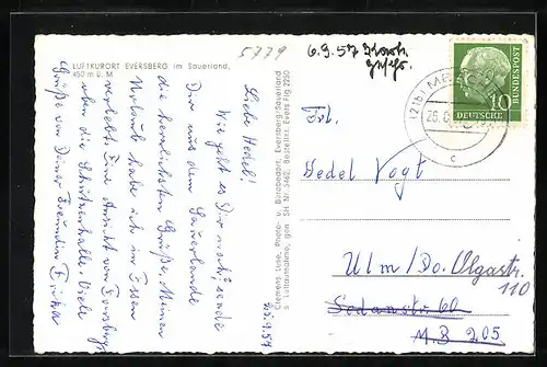 AK Eversberg im Sauerland, Teilansicht