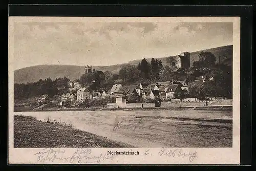 AK Neckarsteinach, Uferpartie