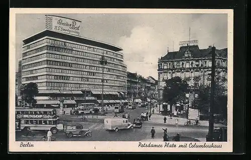 AK Berlin, Partie am Potsdamer Platz