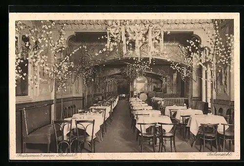 AK Berlin-Schöneberg, Restaurant zum Krokodil in der Hauptstrasse 139